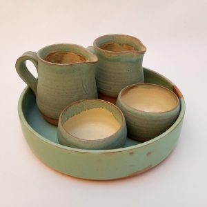 Alcuza turquesa de 5 piezas