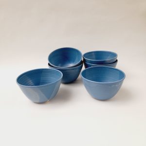 Pocillos azules paquete de vela